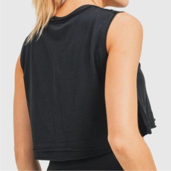 Mono B black sleeveless crop top Size S - Picture 6 of 17